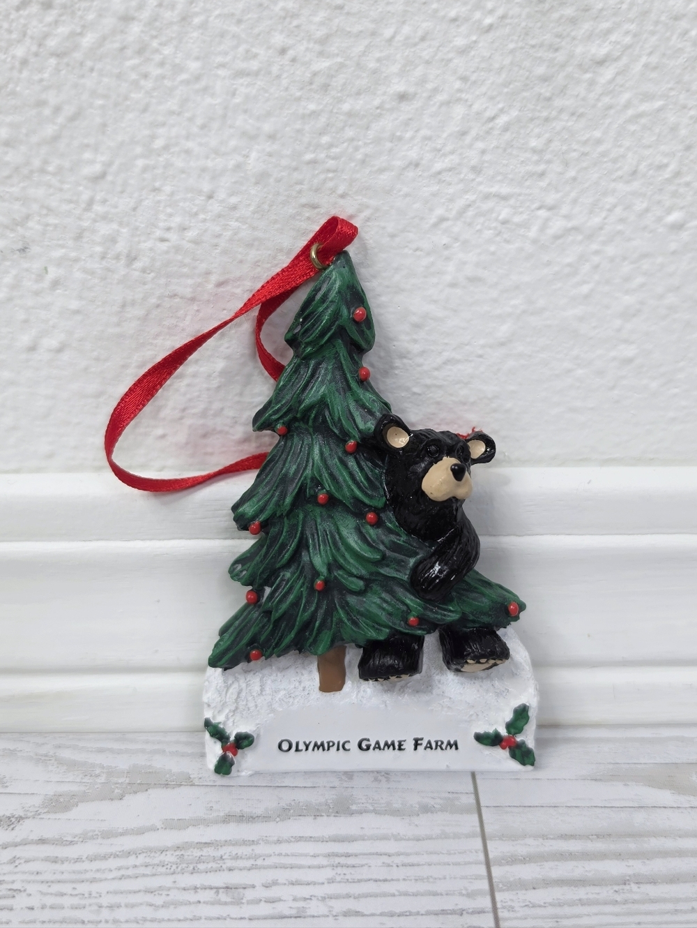 Olympic Game Farm Bear Tree Christmas Ornament
